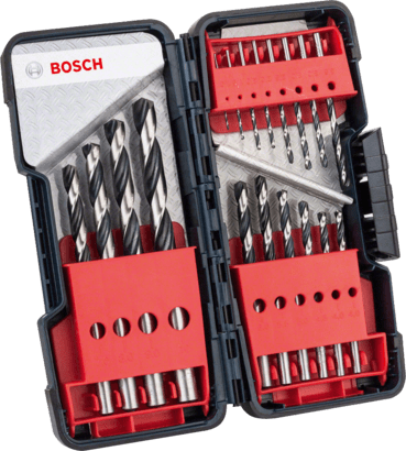 New Genuine Bosch 2608577350 HSS Twist Drill Bit PointTeQ Set, 5-Pieces For