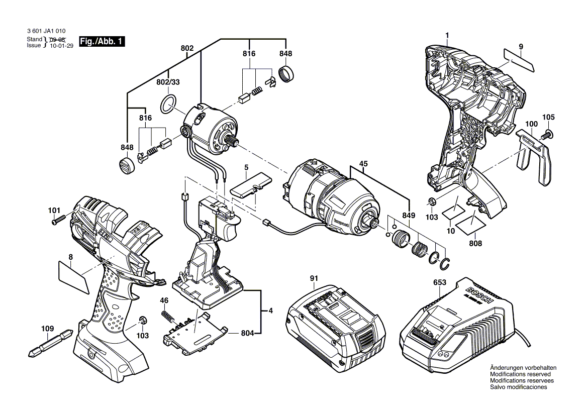 Nouveau véritable Bosch 2609132427 Plaque signalétique du fabricant