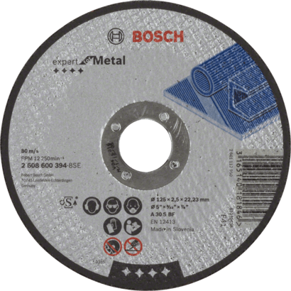 Новый оригинальный отрезной диск по металлу Bosch 2608600394 Expert для малого угла