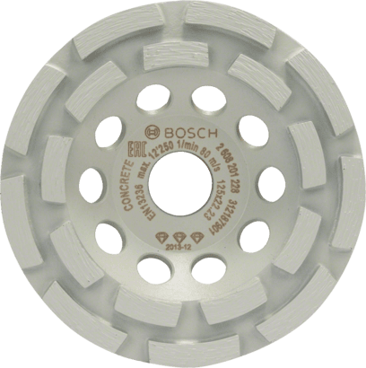 New Genuine Bosch 2608201228 Best for Concrete Diamond Grinding Head For