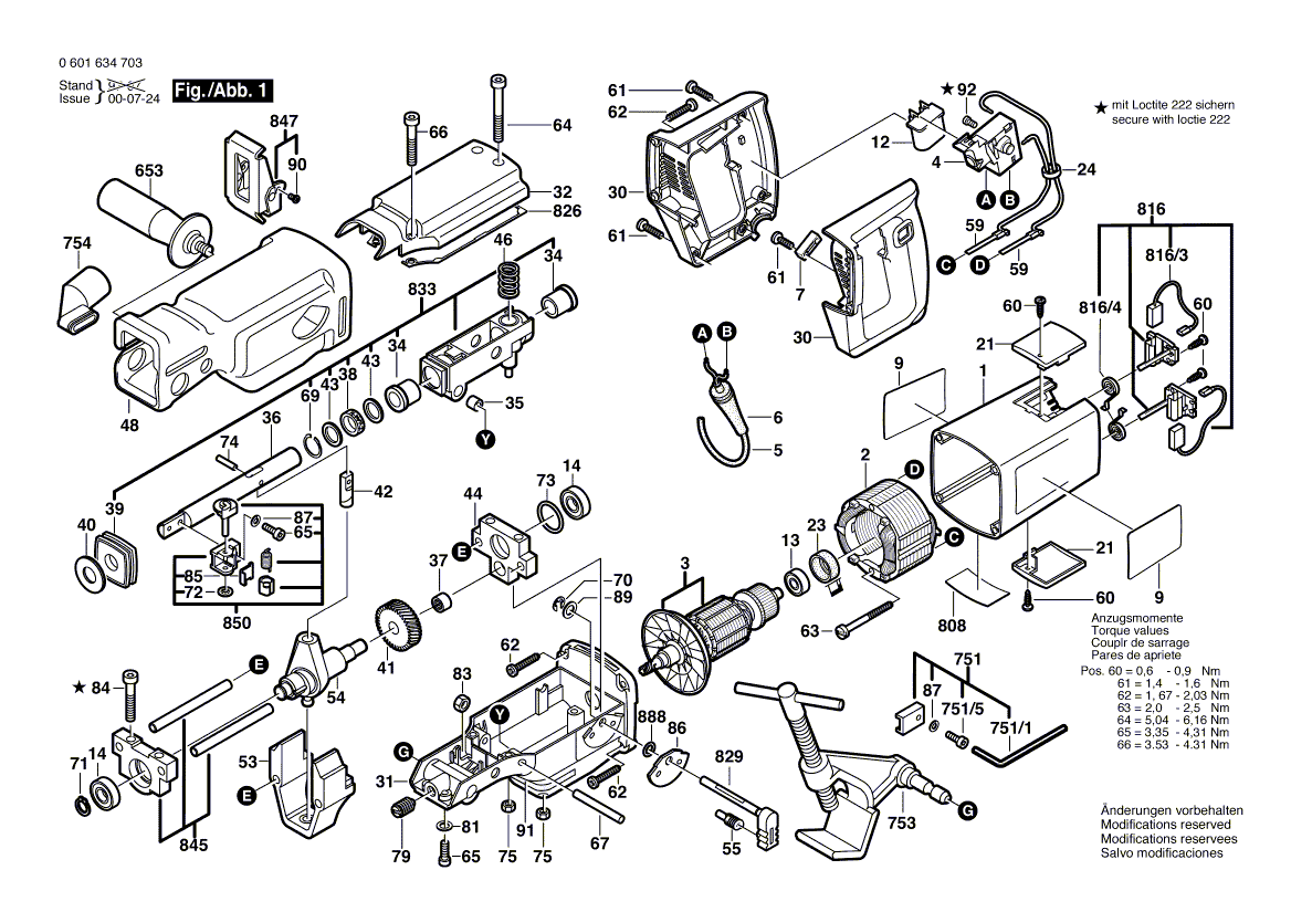 Новый оригинальный держатель лезвия Bosch 2610908866