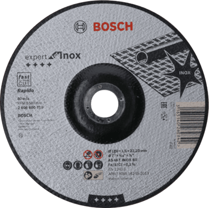 New Genuine Bosch 2608600710 Expert for Inox Rapido Cutting Disc For large