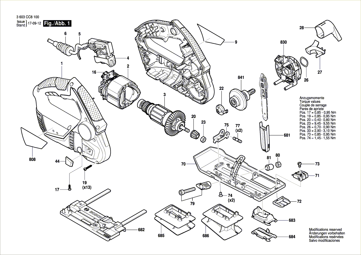 Neu Original Bosch 2609002875 Feld