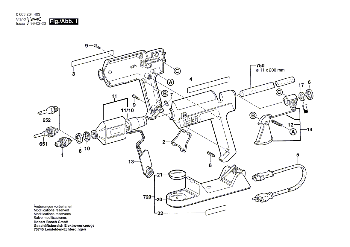 Neuer Original-Düsenkörper von Bosch 1609202555