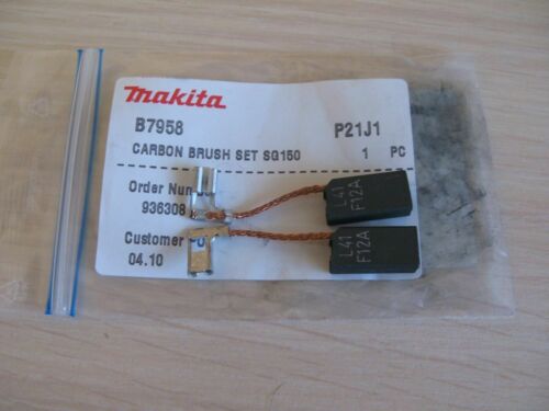 New Genuine Makita B7958 Carbon Brushes Set for SG150