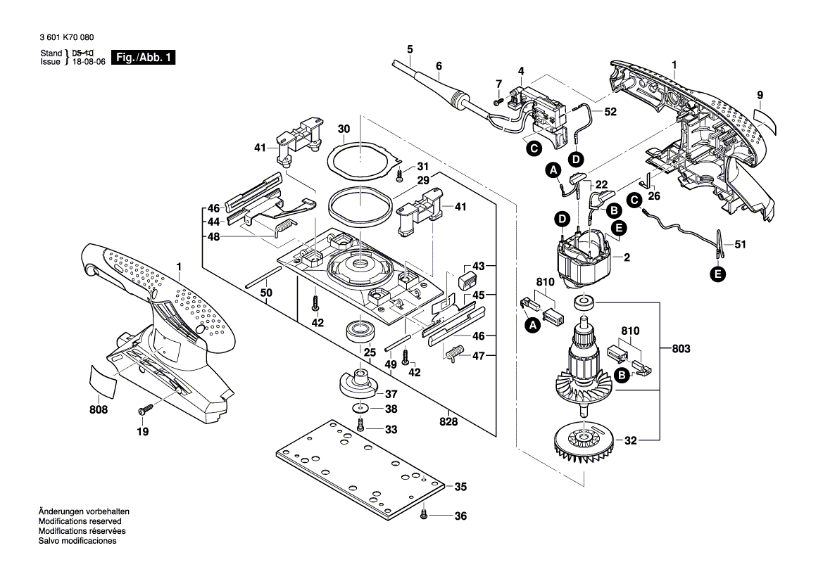 Ny äkta Bosch 2609100403 skumpanel