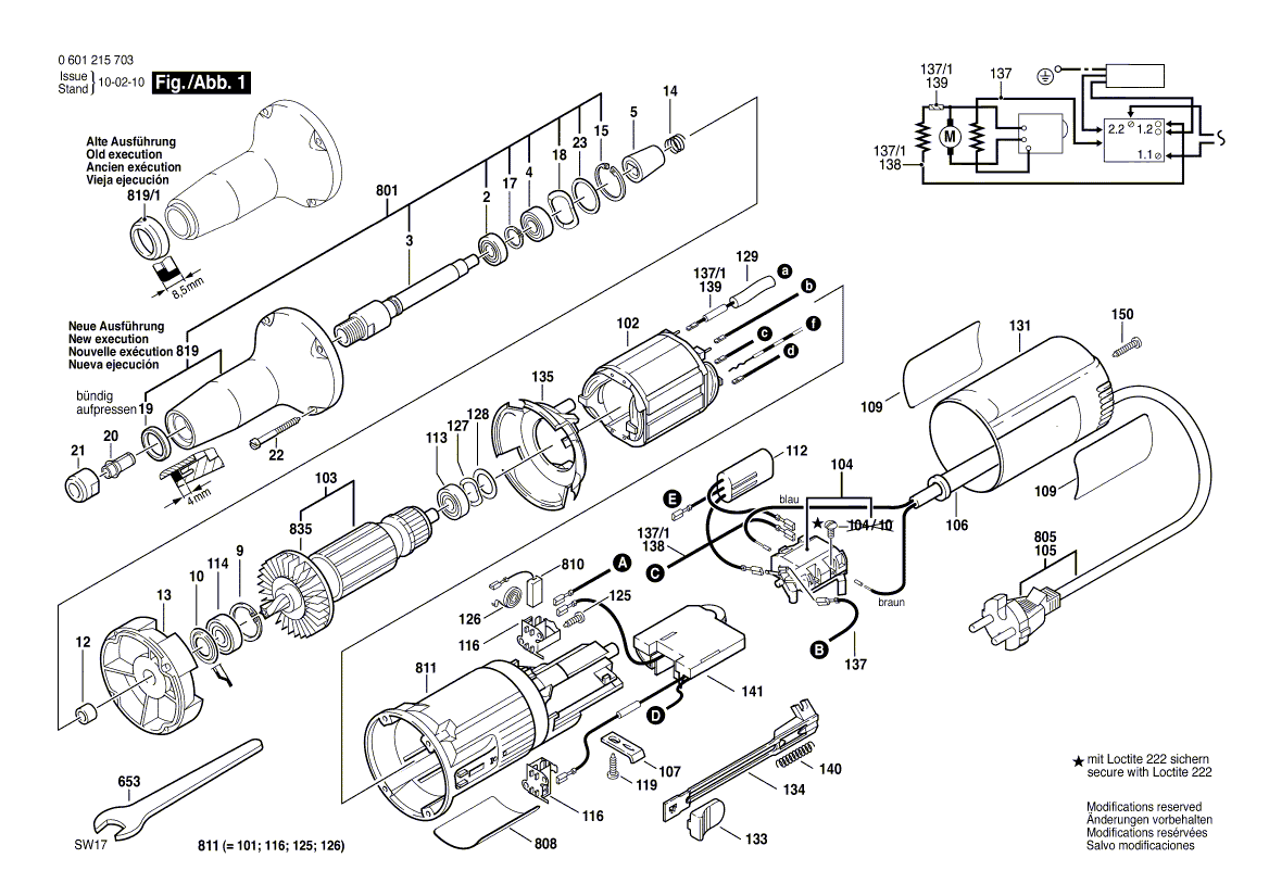 Ny ekte Bosch 2606446002 Kobling halvparten