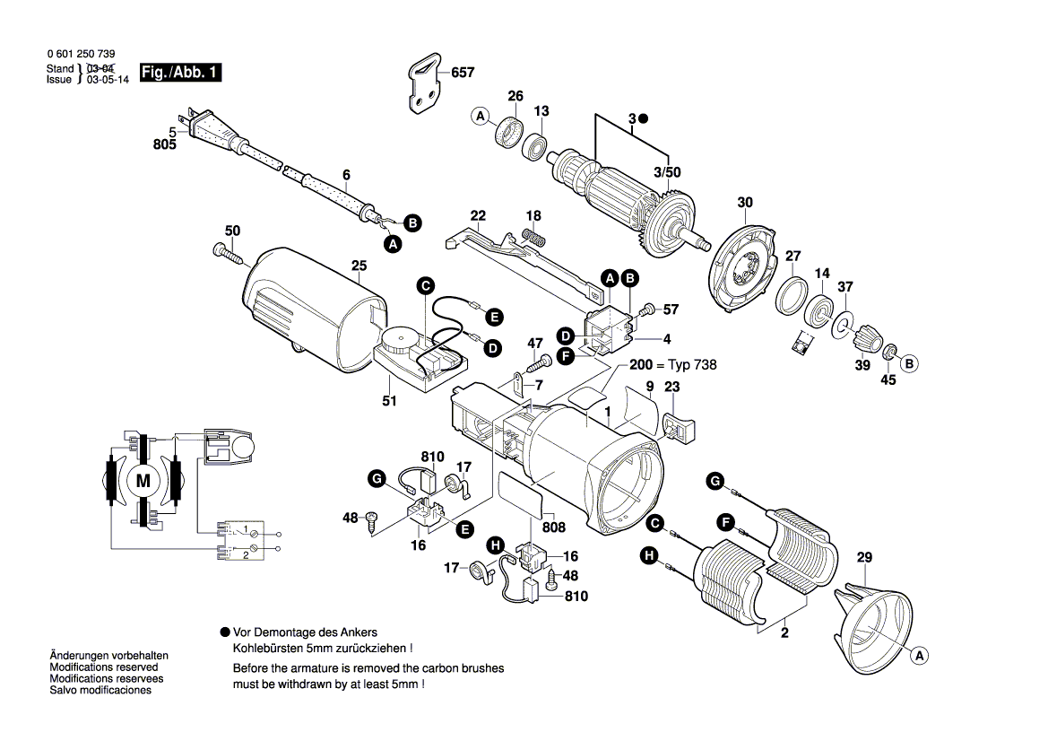 New Genuine Bosch 1607233168 Speed governor