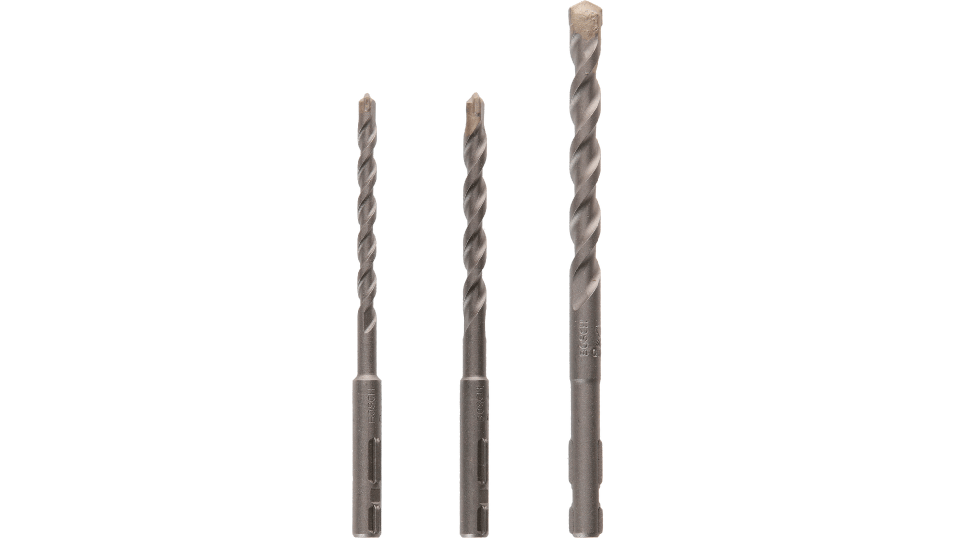 New Genuine Bosch 2609256908 SDS quick Concrete Drill Bit Set 3 Pieces Drilling