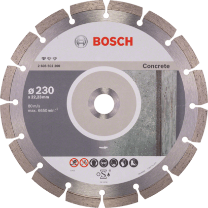 Nieuwe echte Bosch 2608602200 Standaard voor betonnen diamanten snijschijf