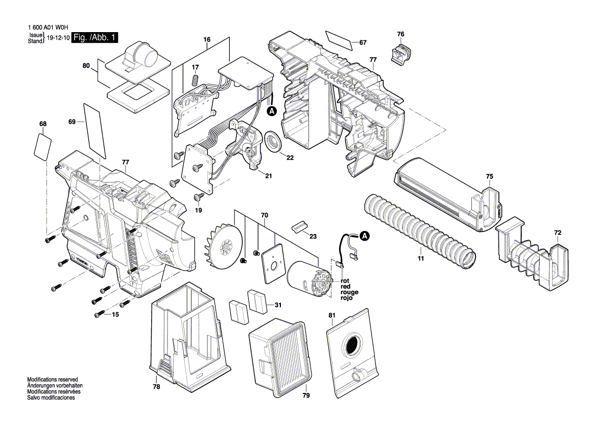 Neuer echter Bosch 1600a006zx Schlauch