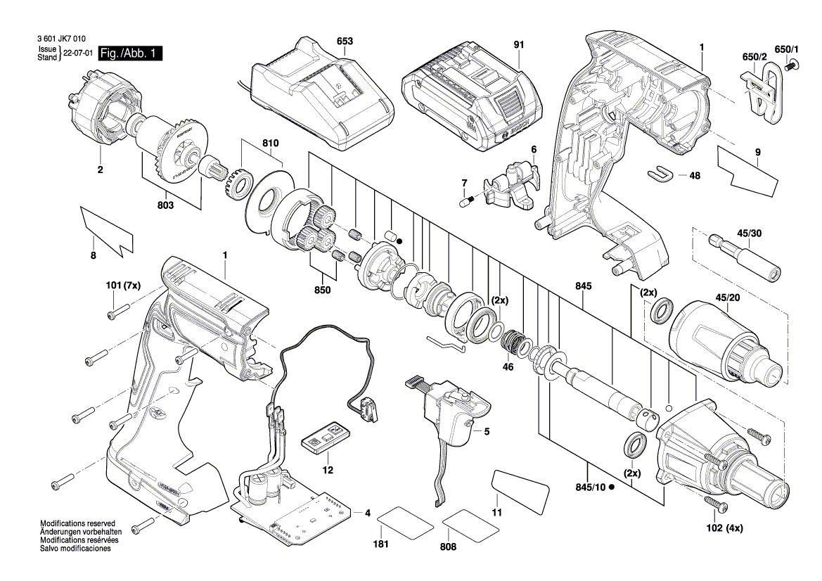 Ny ekte Bosch 160111C4G1 -produsentens navneskilt