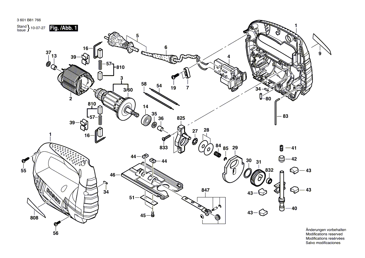 Nieuwe echte Bosch 1619p09533 excentriek tandwiel