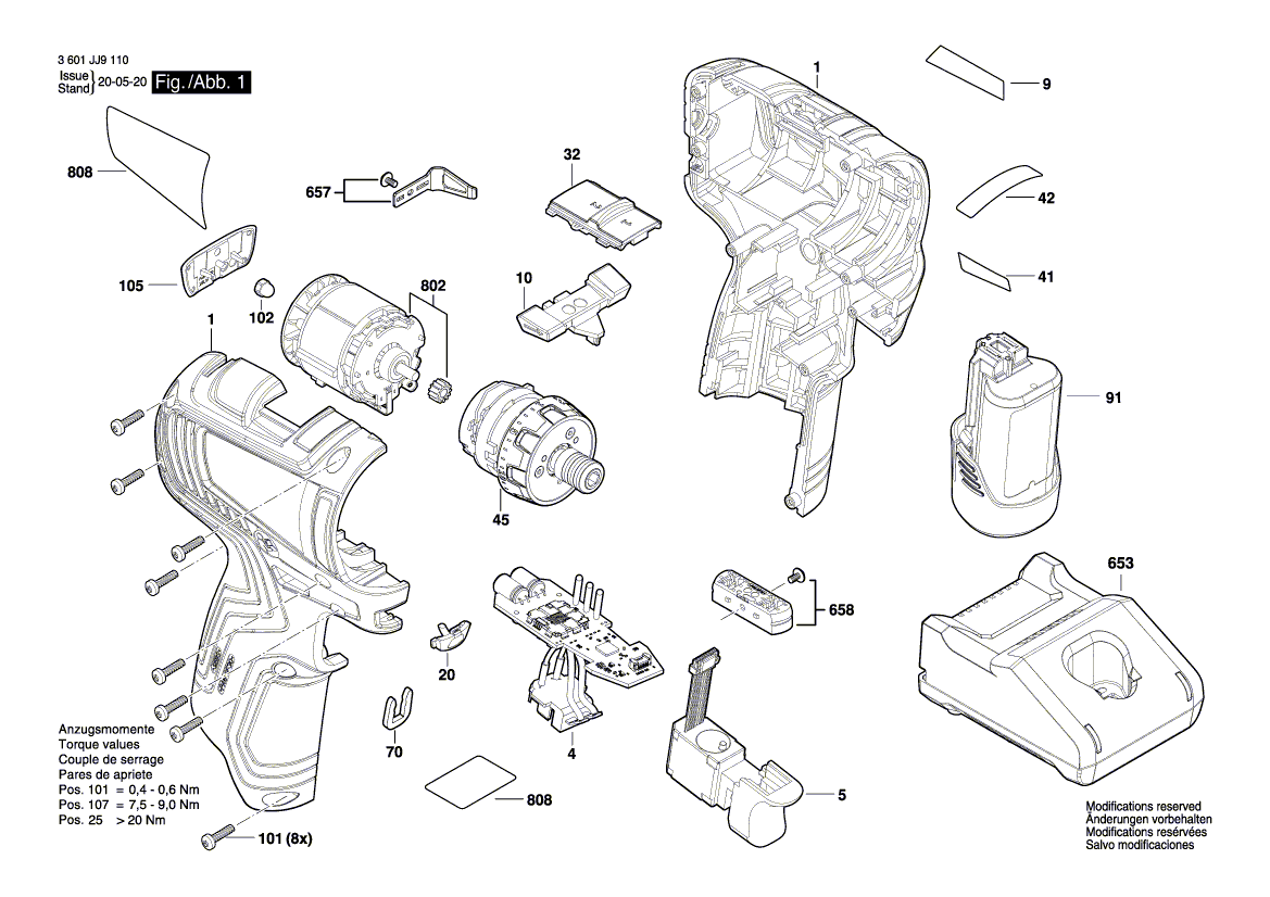 Nouvelle véritable plaque signalétique Bosch 160111A7NA