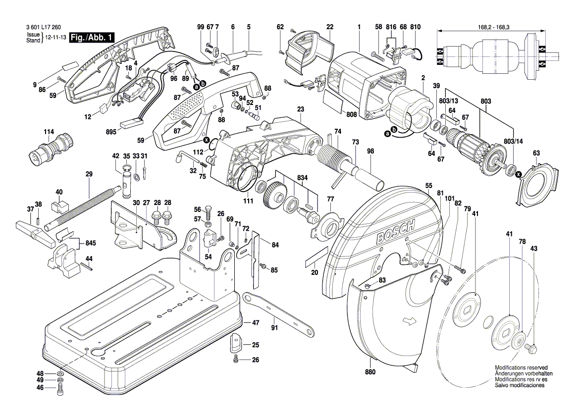 Nieuwe echte Bosch 1609B00069 -schakelaar