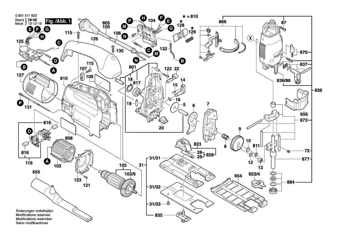 Ny ekte Bosch 2601321907 Roller spak