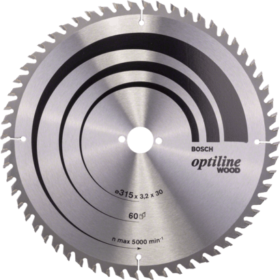 Ny ekte Bosch 2608640651 Optiline Wood Circular Sagblad