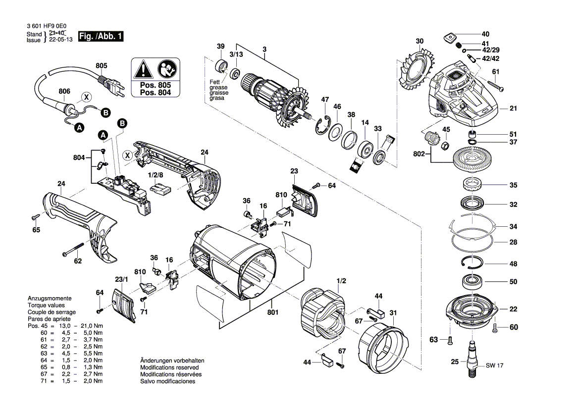 Nouveau véritable bosch 1604010be6 armature