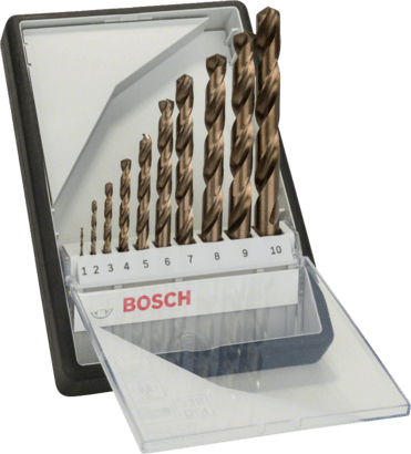 Ny ekte Bosch 2607019925 HSS Twist Drill Bit Cobalt Set, Probox, 19-Piece