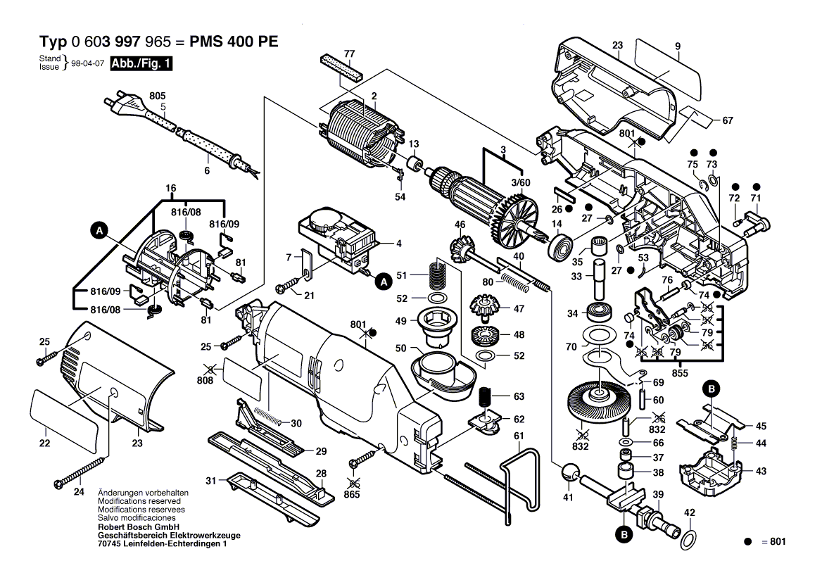 Nouveau véritable Bosch 2600400028 Sleeve de roulement