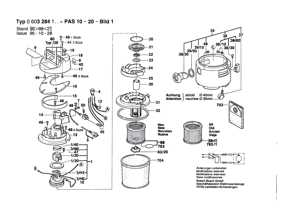 Nouveau véritable bosch 2910611035 Vis de taraudage