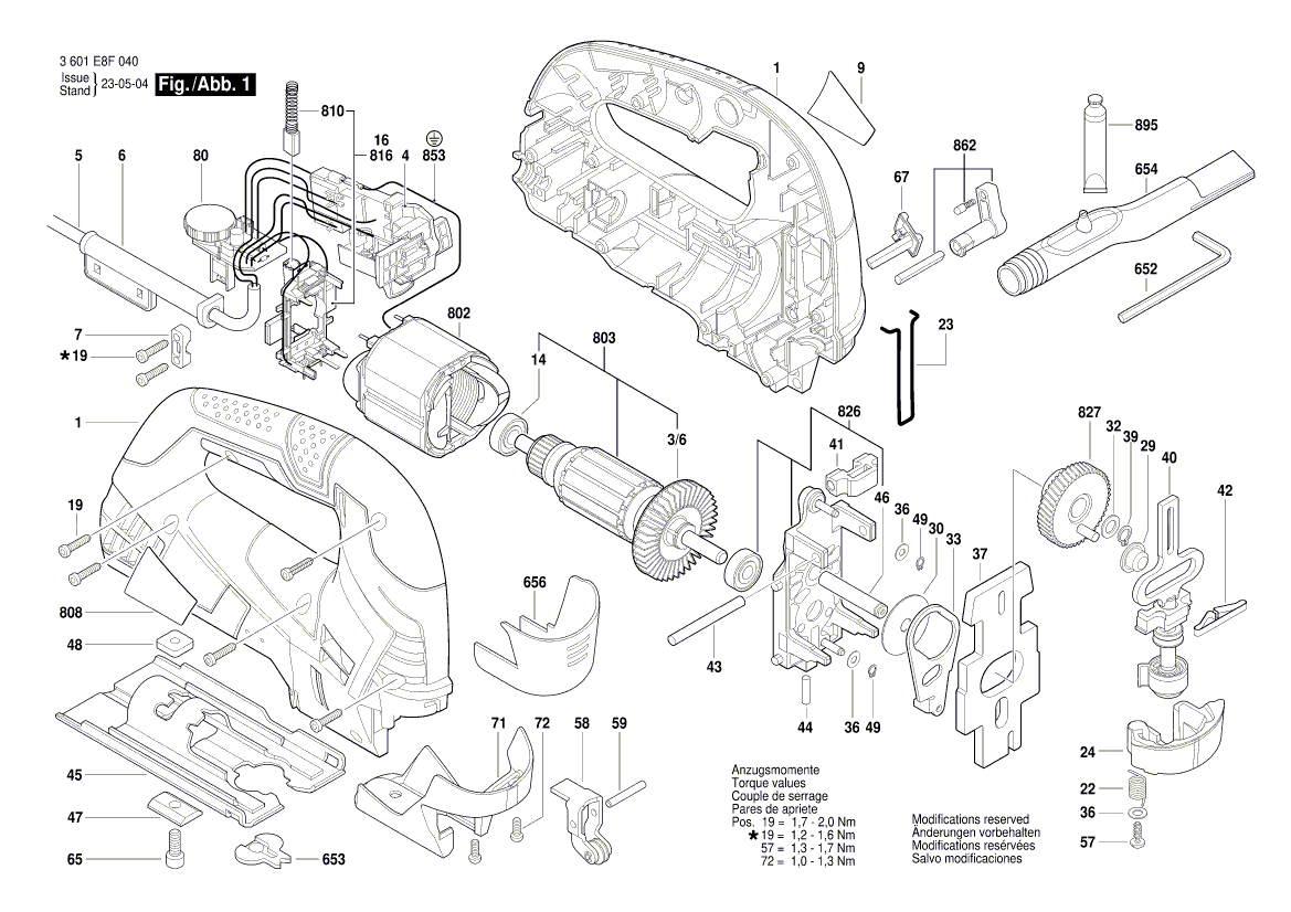 Neuer Original-Rollenhebel von Bosch 1619P13426