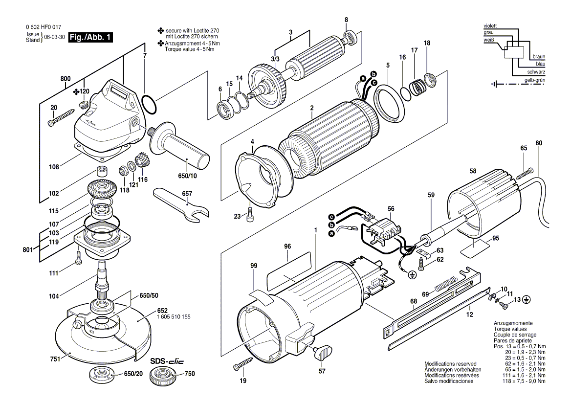 Neue echte Bosch 1603123031 Entspannungsstift