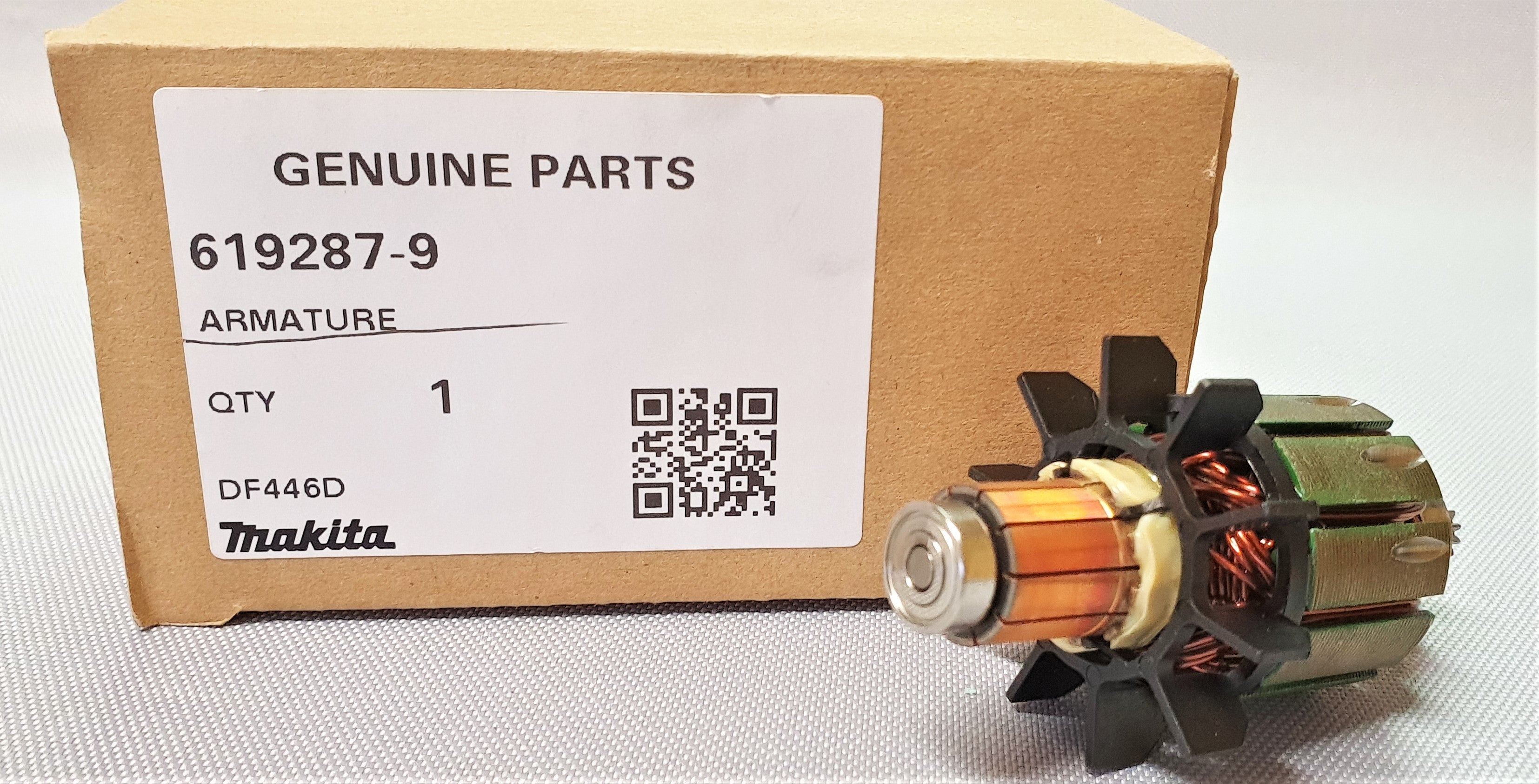 Ny ekte Makita 619287-9 Armature Ass'y 14,4 V for DF446D BHP446 DDF446