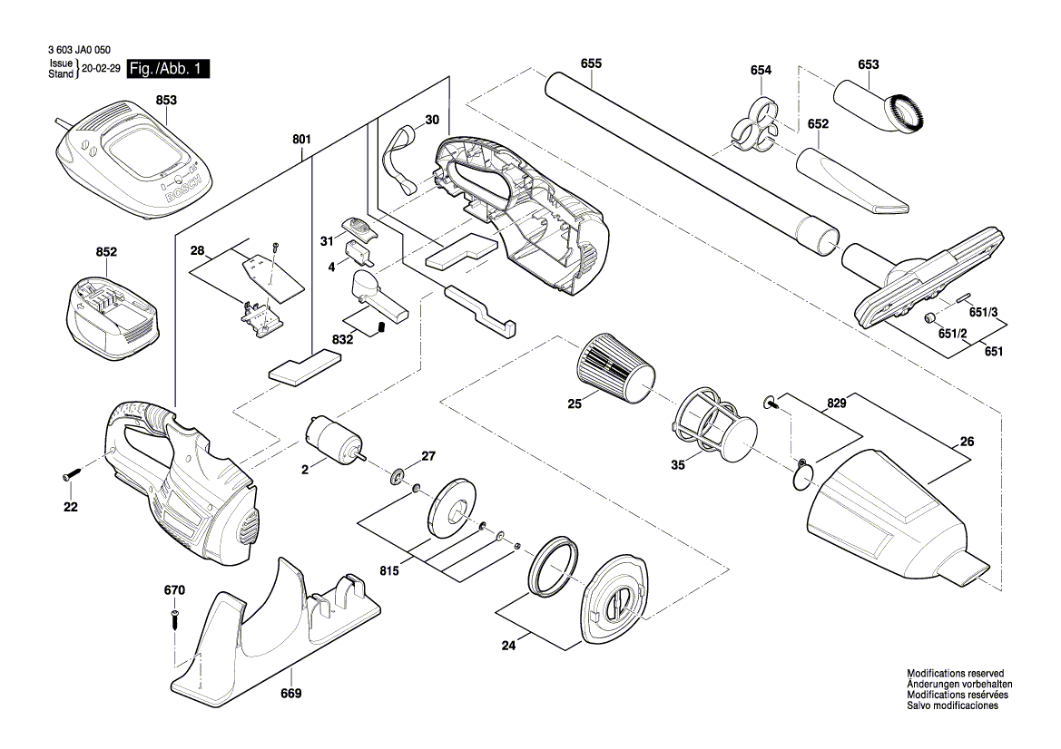 Nouveau véritable filtre Bosch 1619pa5188