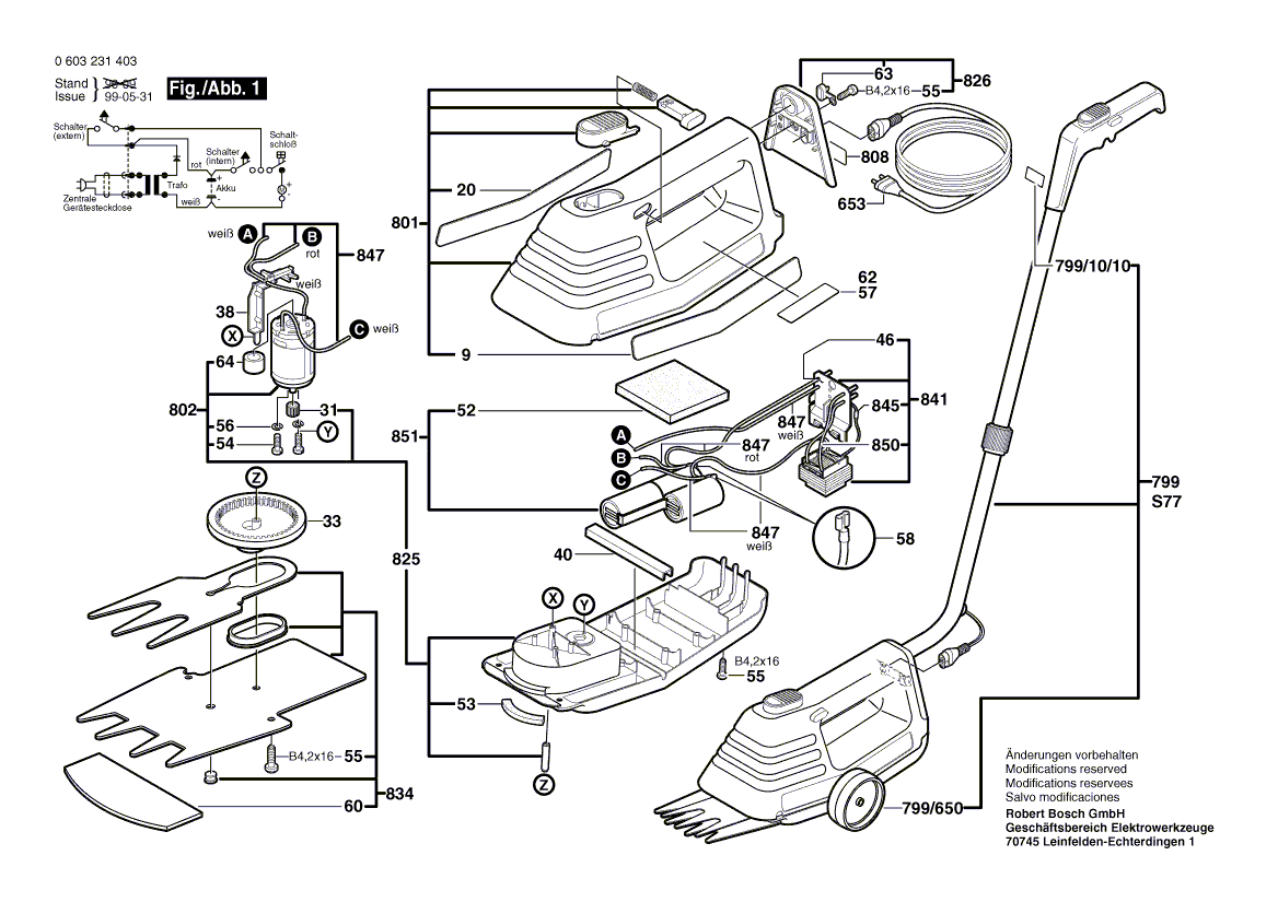 Nieuwe echte Bosch 1609200927 waaier