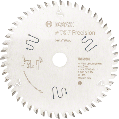 New Genuine Bosch 2608642384 Best for Wood Circular Saw Blade