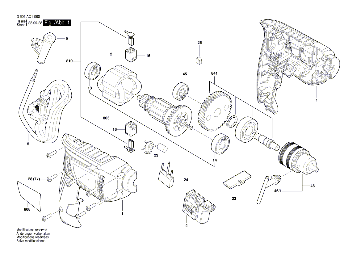 Uusi aito Bosch 1619pb8898 kuulalaakeri