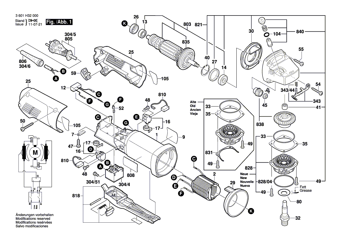 Neue echte Bosch 1600508031 Gehäuseabdeckung