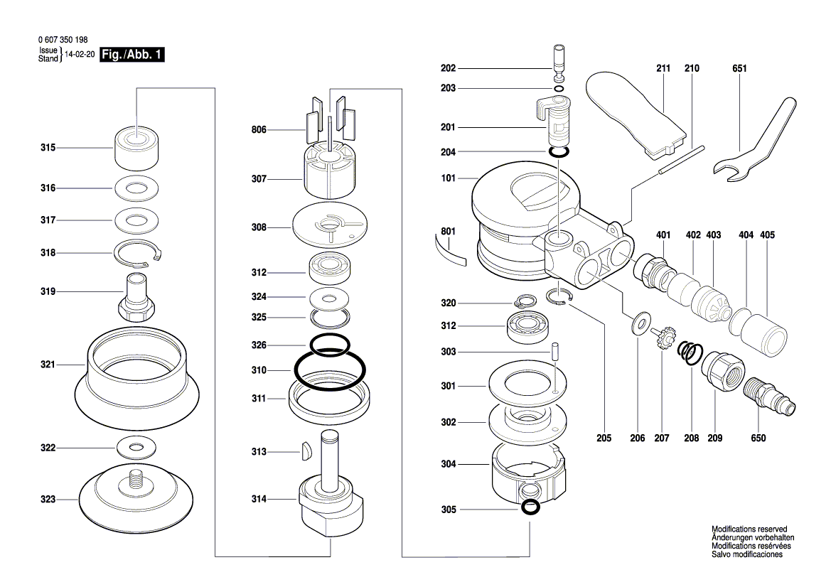 Ny ekte Bosch 3609202B36 bæreskall