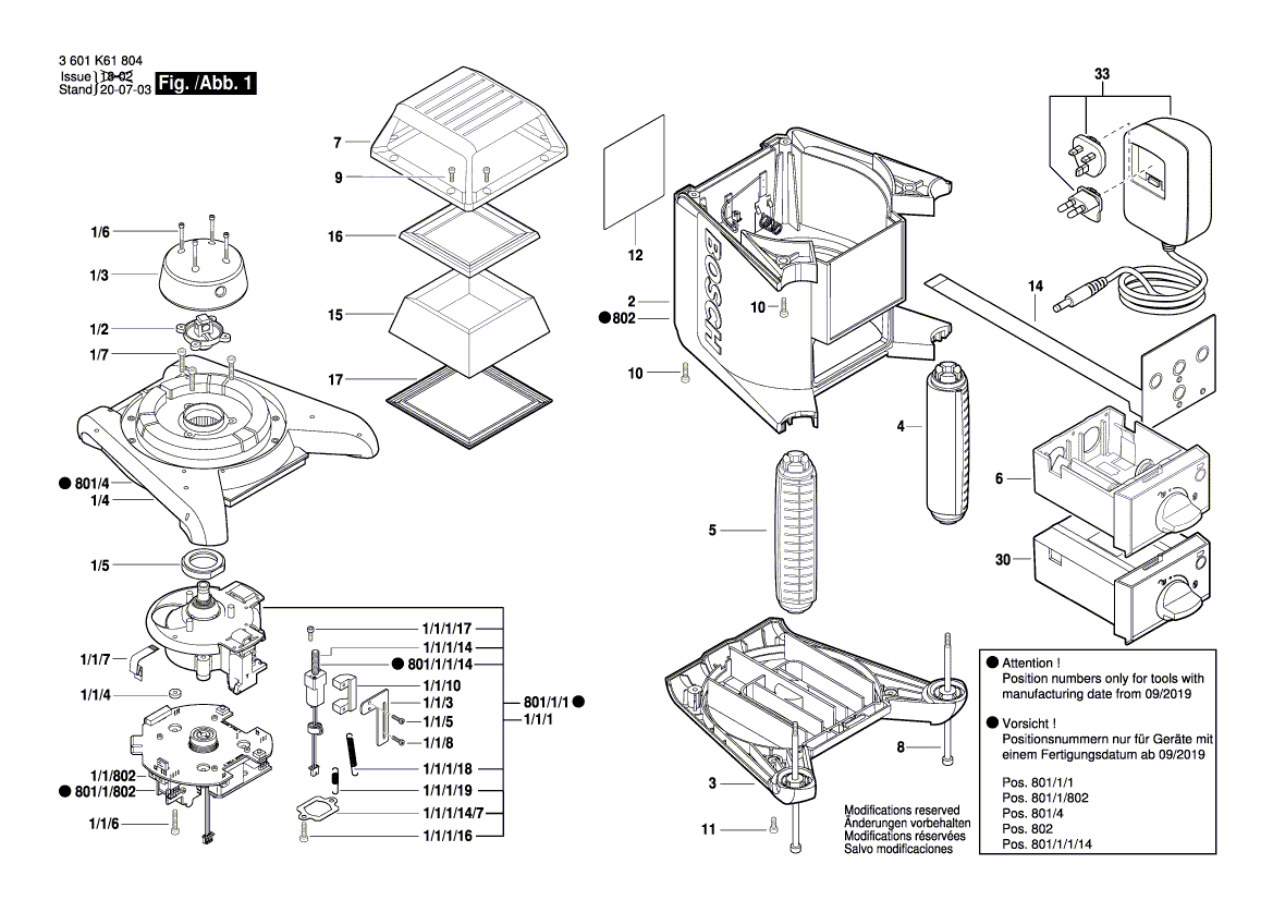 Nouveau authentique Bosch 2610A15308 Batterie