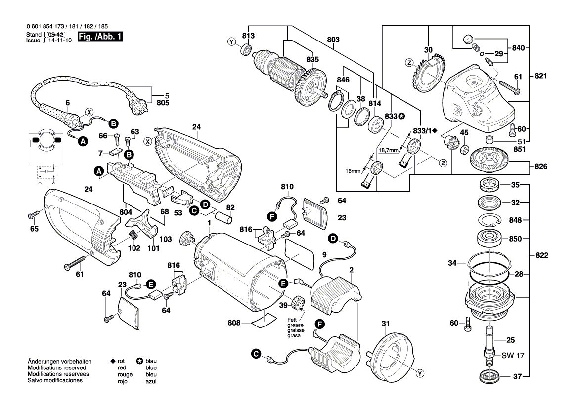 Ny ekte Bosch 1607000971 Switch