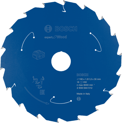 Nieuwe echte Bosch 2608644512 Expert voor Wood Circular Saw Blade voor draadloos