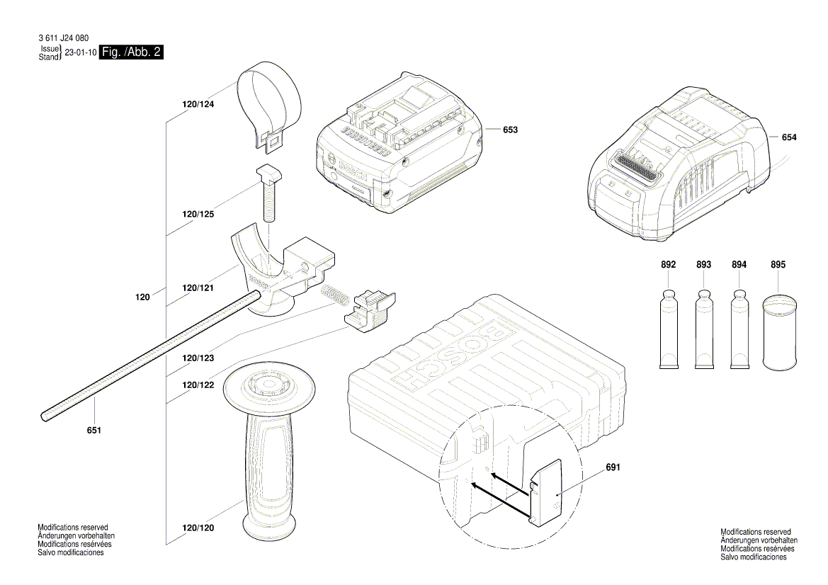 Ny ekte Bosch 1619p18209 elektronikkmodul