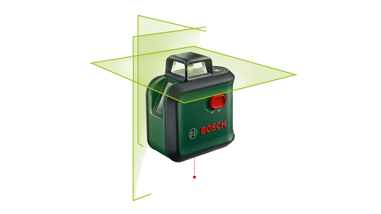 Uusi aito Bosch 0603663B06 Taso 360 Cross Line Laser