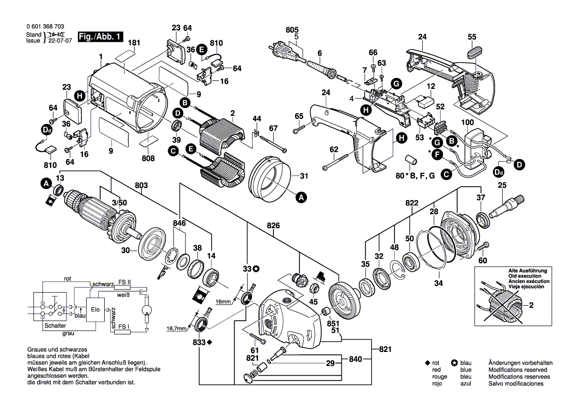 Ny ekte Bosch 3609202033 Svivelarm