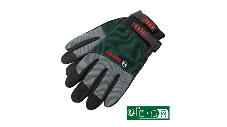 Nieuwe echte Bosch F016800292 Gardening Gloves (L) systeemaccessoires (L)