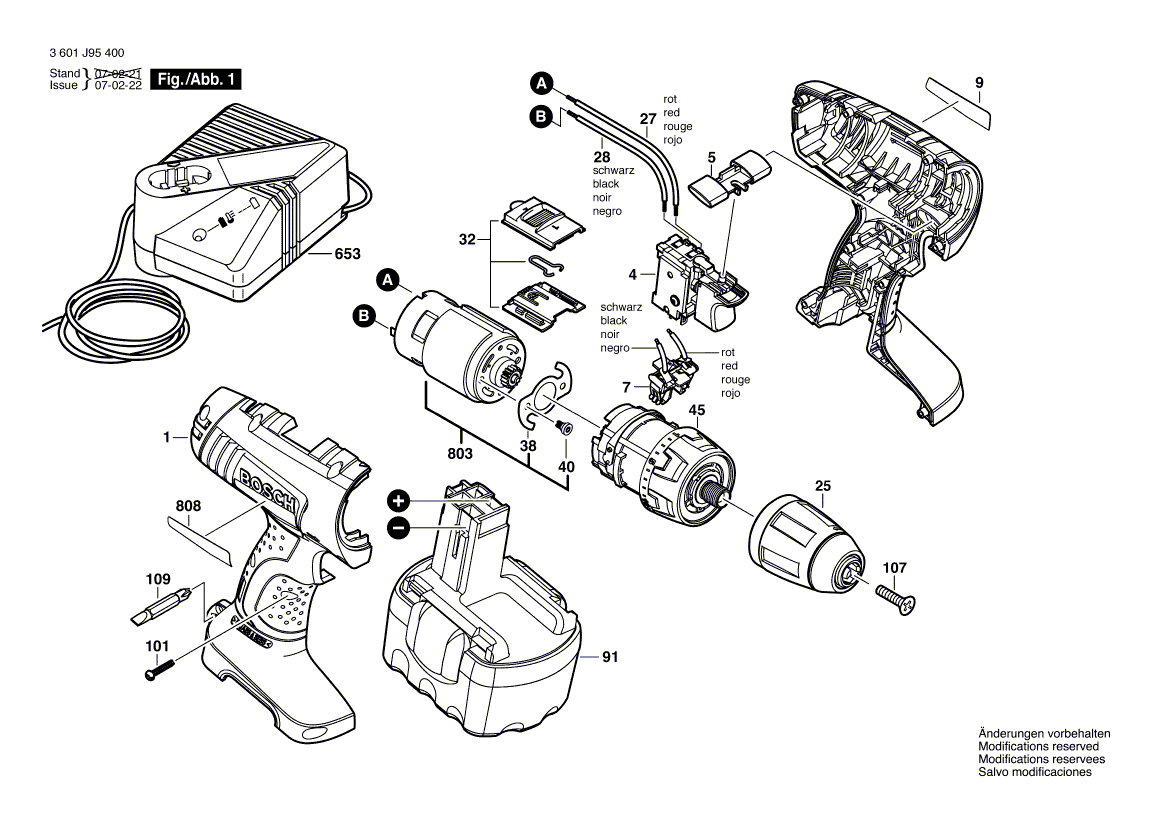 Ny ekte Bosch 2609199127 DC Motor