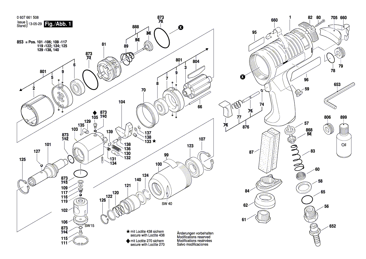 Nouveau véritable Bosch 3600311014 GLANCHE DE RACKAGE