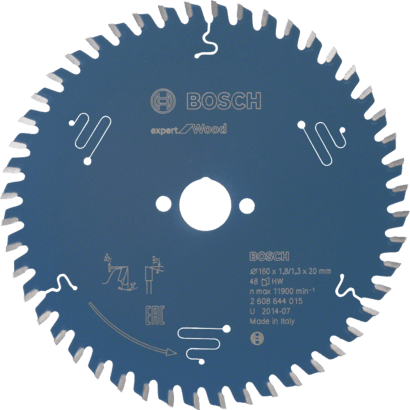 Neu Original Bosch 2608644046 Expert for Wood Kreissägeblatt Für handgeführte