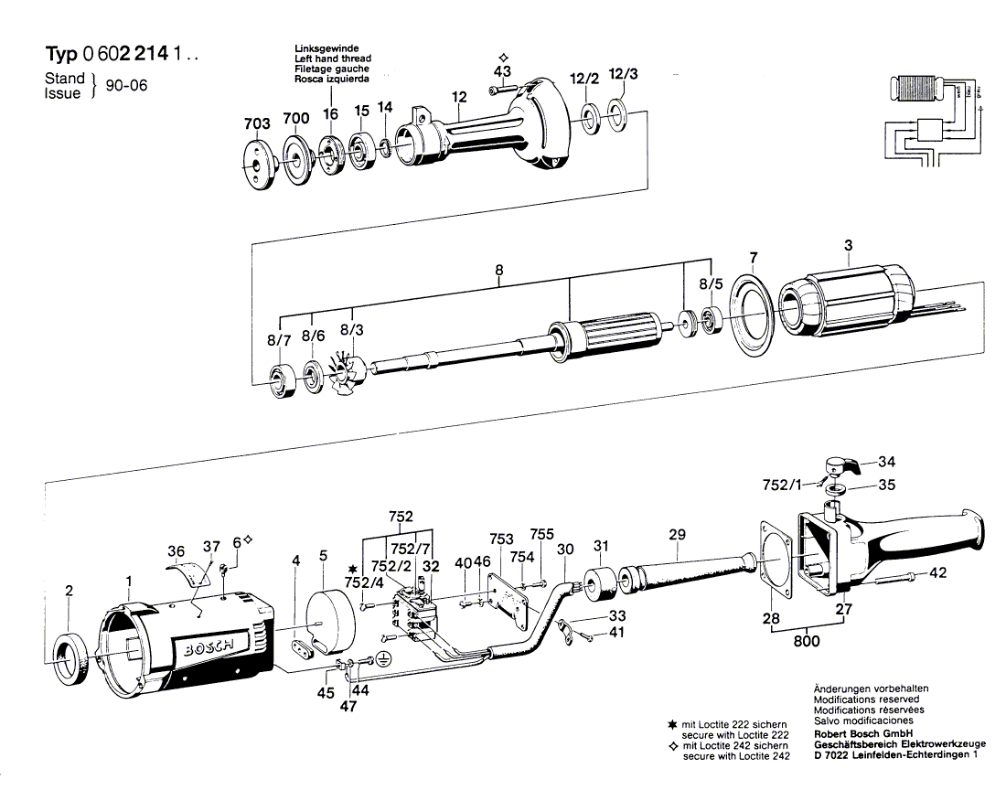 Nieuwe echte Bosch 1600108024 afdichtingsschijf