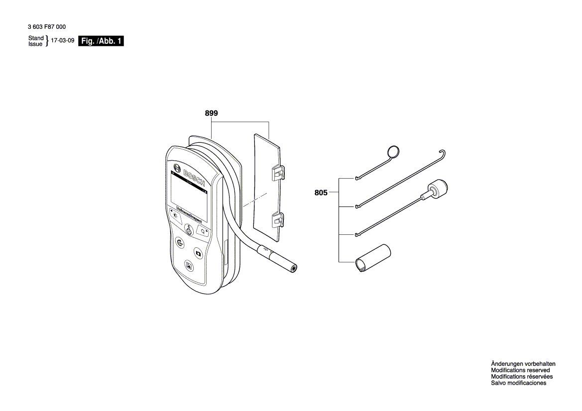 Neues Original-Zubehörset 1619PB1709 von Bosch