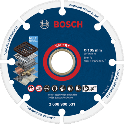 Neu Original Bosch 2608900531 EXPERT Diamant Metall Rad Trennscheiben Für kleine