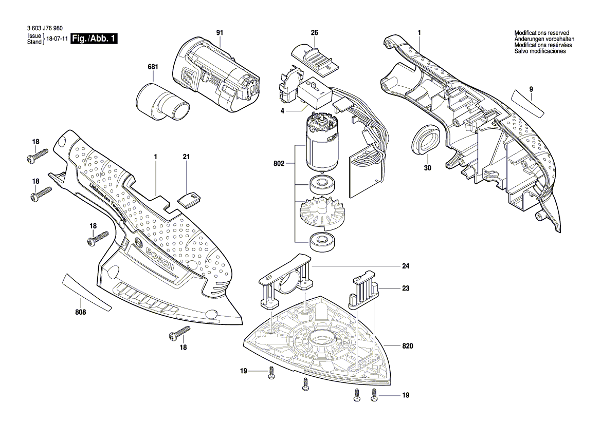 NEUES EURNISCHER BOSCH 160111A6GF -Nennenschild