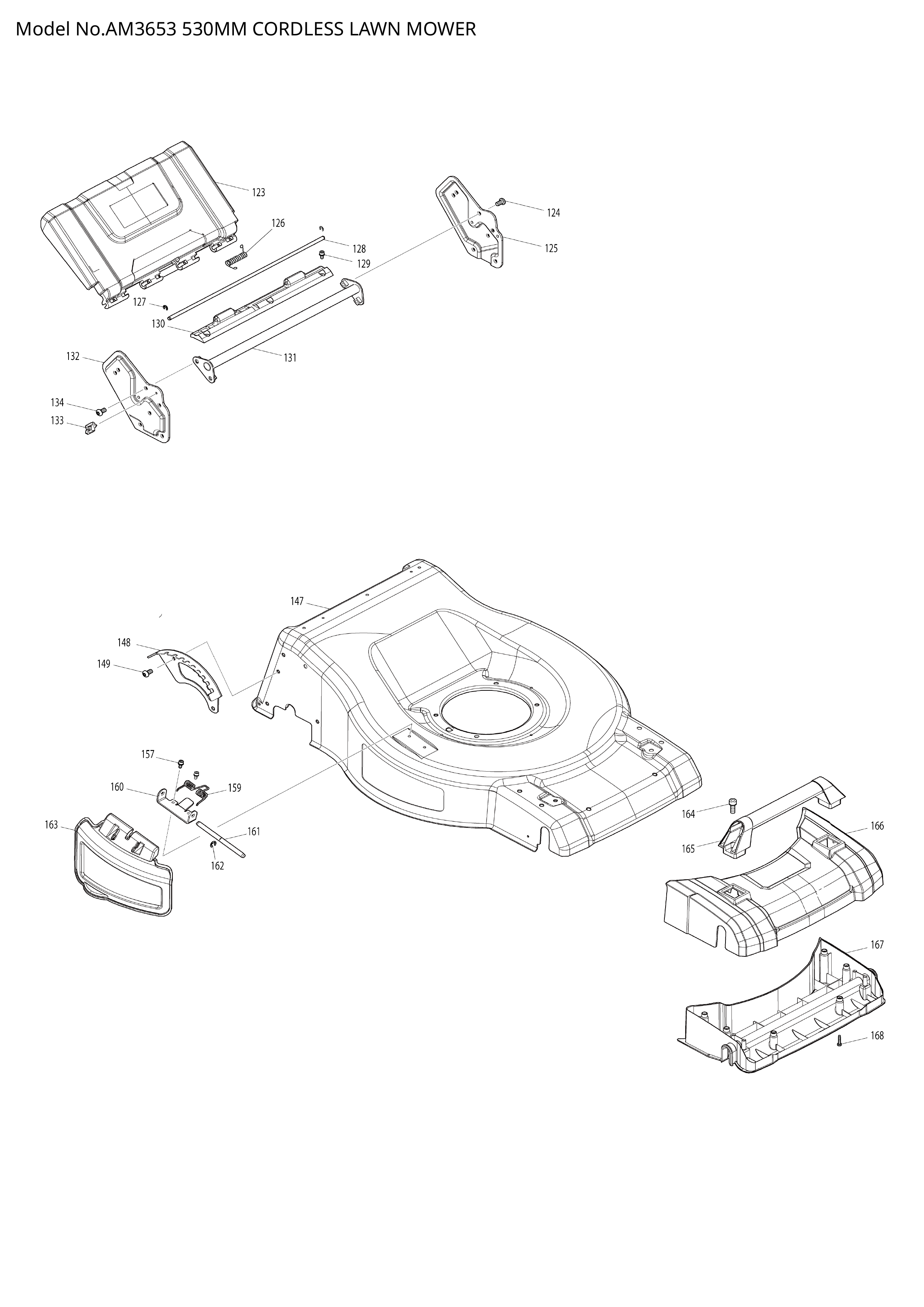 Makita AM3653 — сборочный чертёж, лист 3, деталь 620C46-4 поз. 083