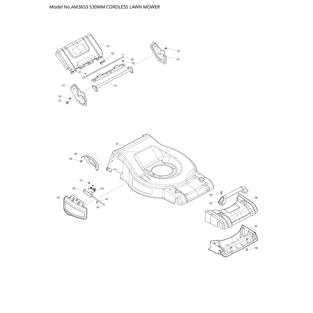 Makita AM3653 — сборочный чертёж, лист 3, деталь 620C46-4 поз. 083